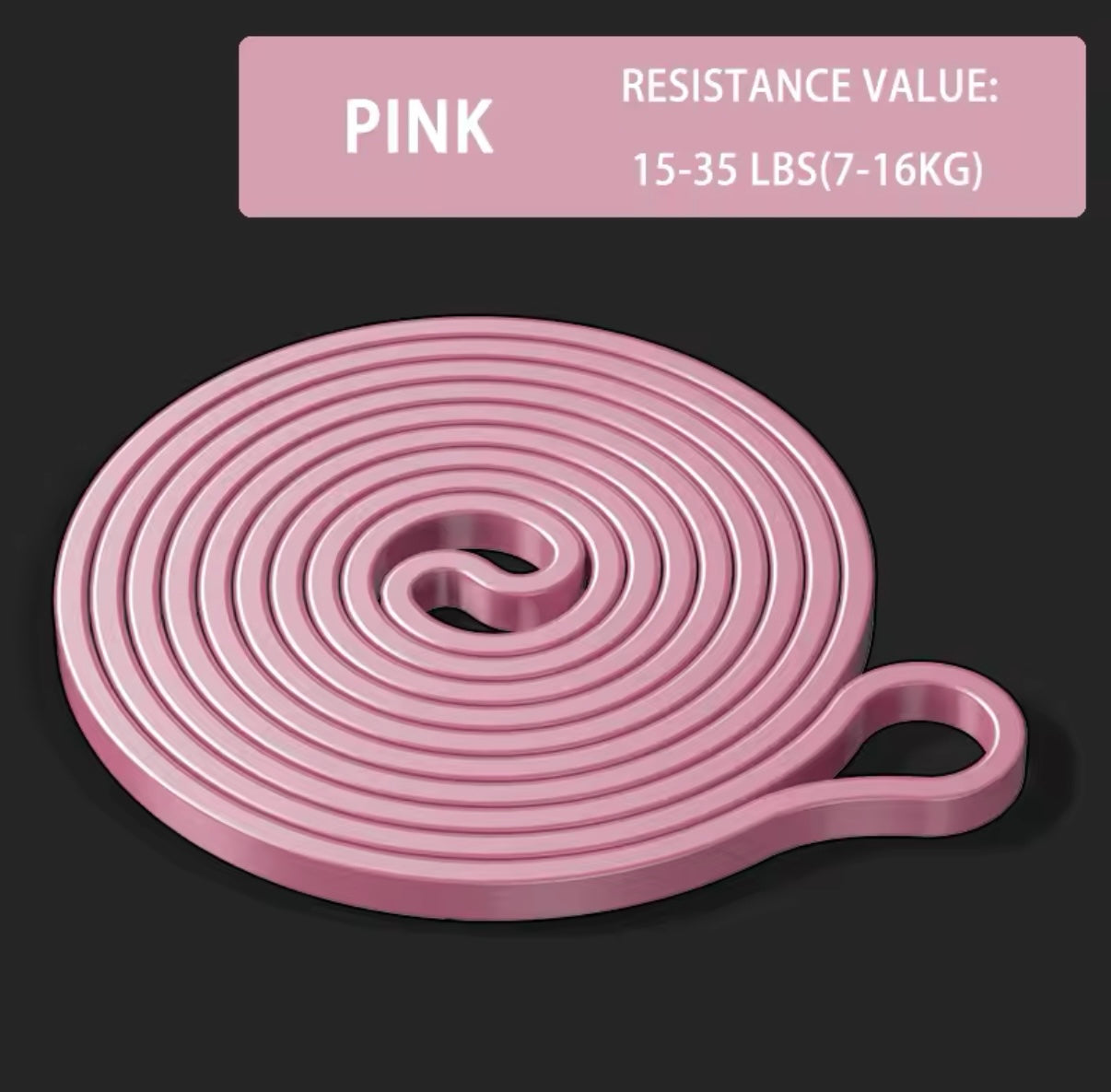 Juego de bandas de resistencia para ejercicios en casa.