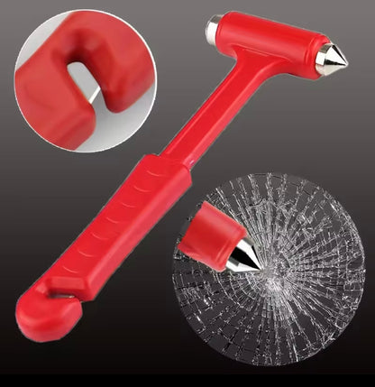 Martillo de Escape de seguridad de emergencia dos en uno para coche.
