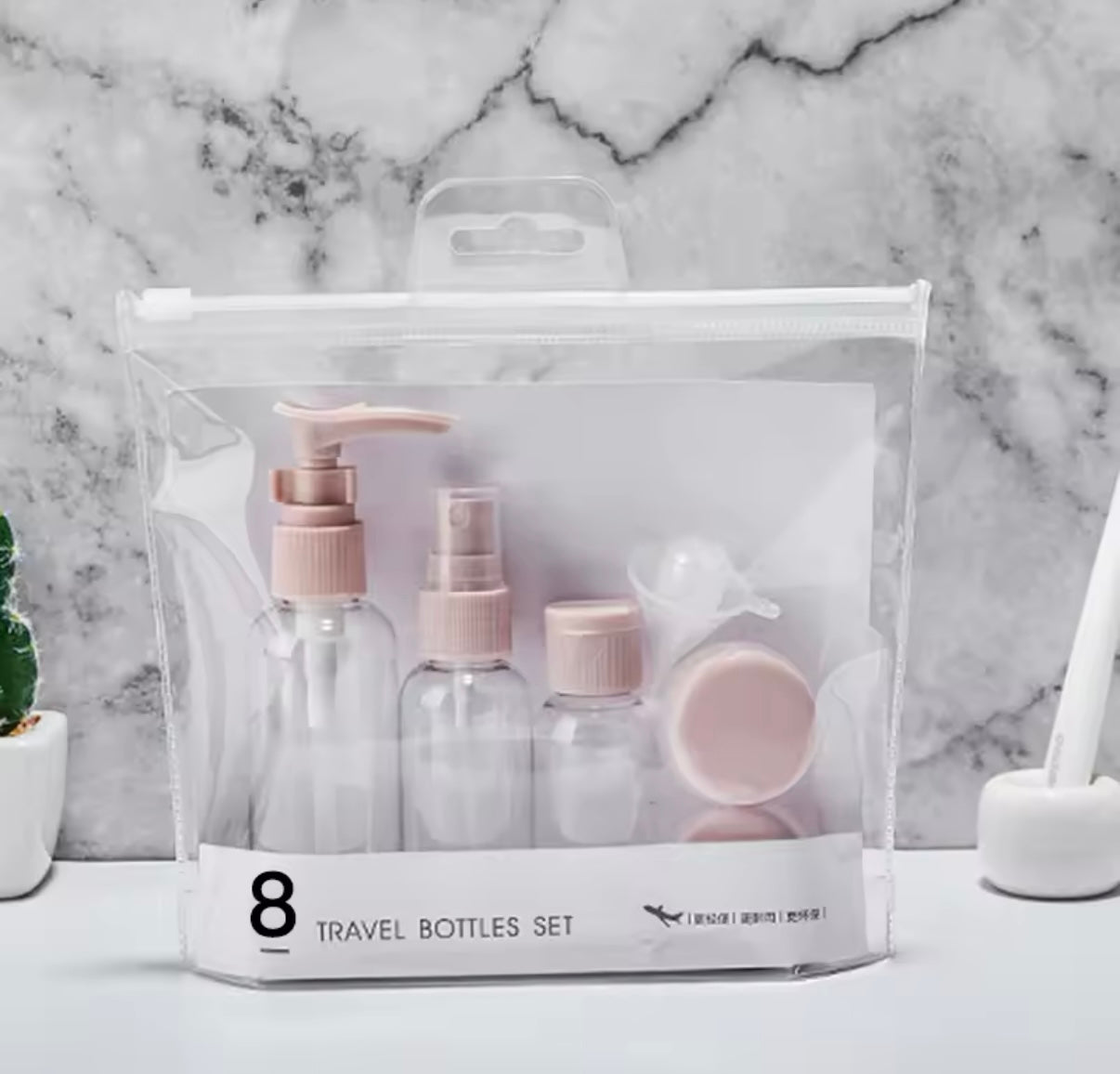 Juego de botellas de Perfume recargables.