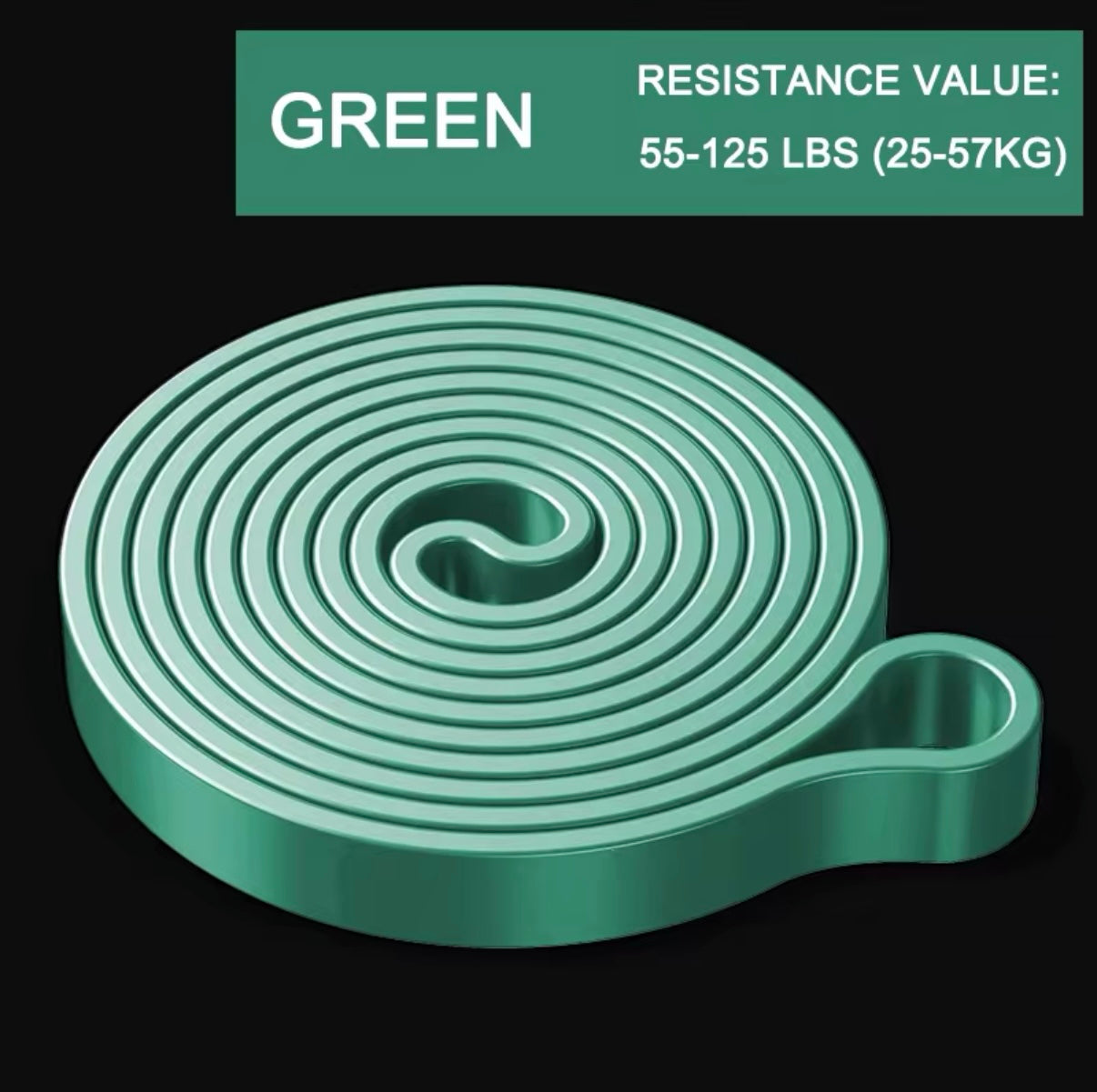 Juego de bandas de resistencia para ejercicios en casa.