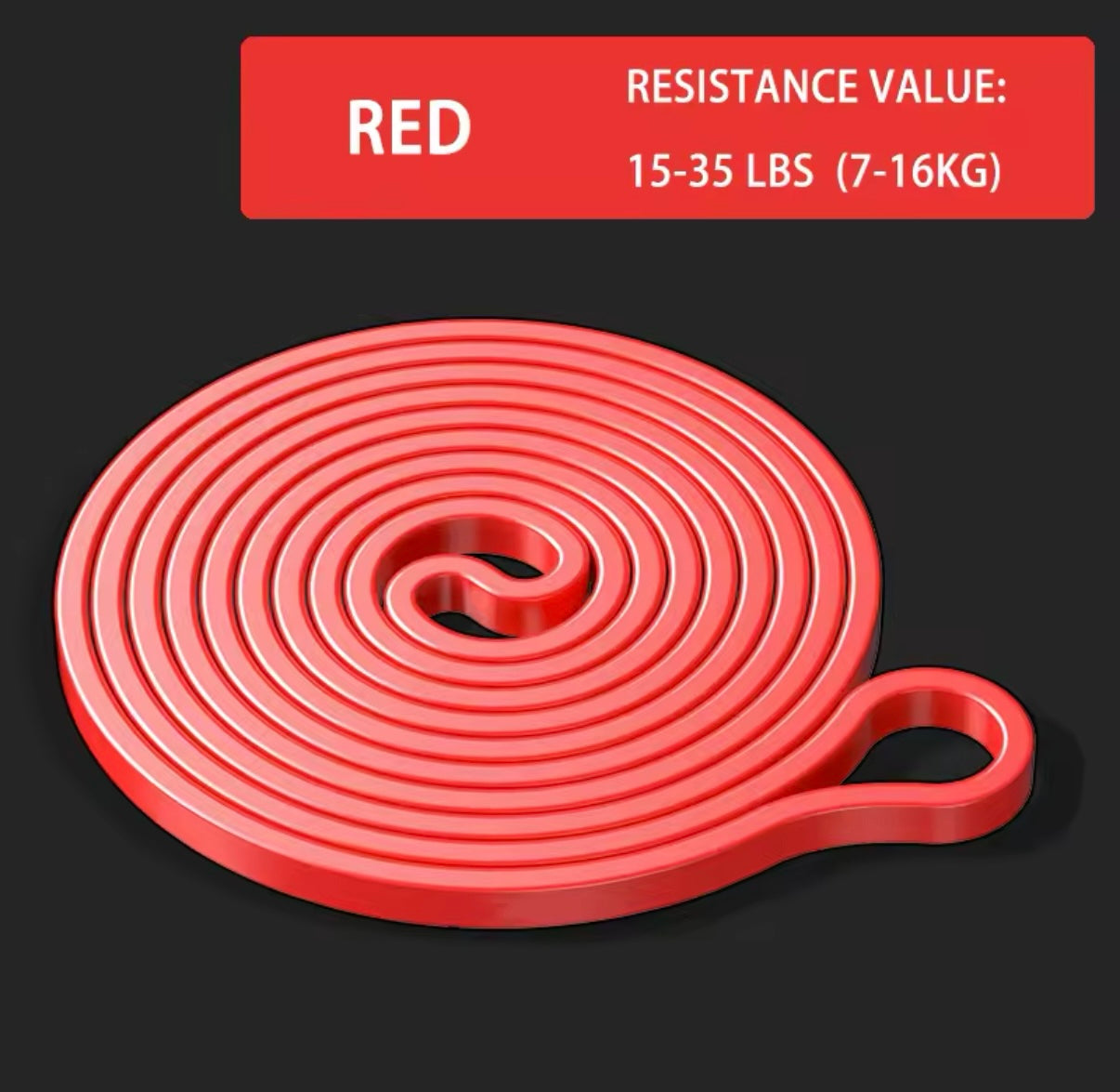 Juego de bandas de resistencia para ejercicios en casa.