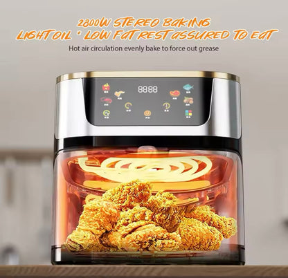 2.800 W, 10 l Heißluftfritteuse.