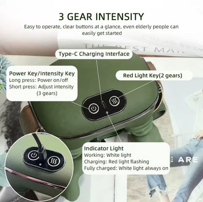 masajeador cervical potente y silencioso con motor sin escobillas