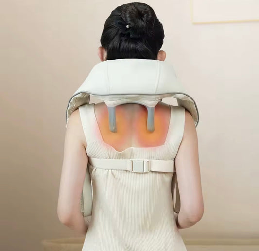 Masajeador de Cuello y Hombros con Calor barato  – Alivio Cervical, Trapezio y Columna
