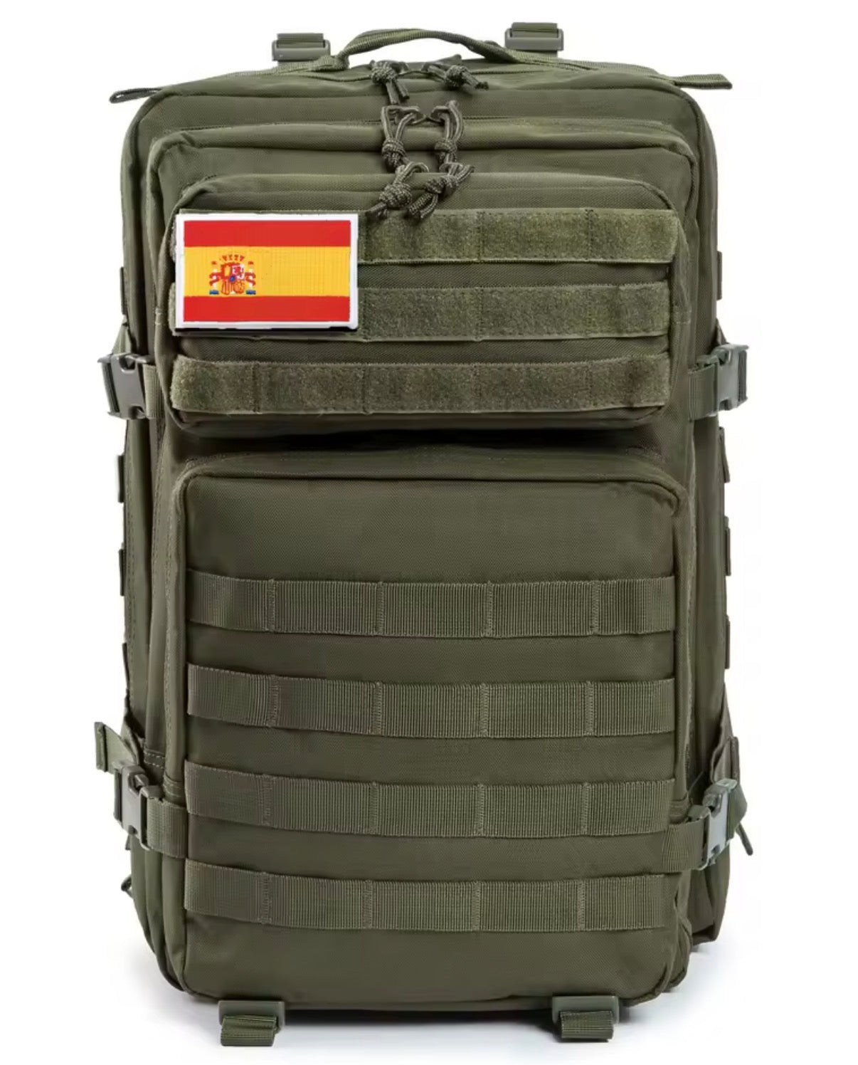 Mochila táctica con sistema MOLLE para accesorios y equipamiento outdoor