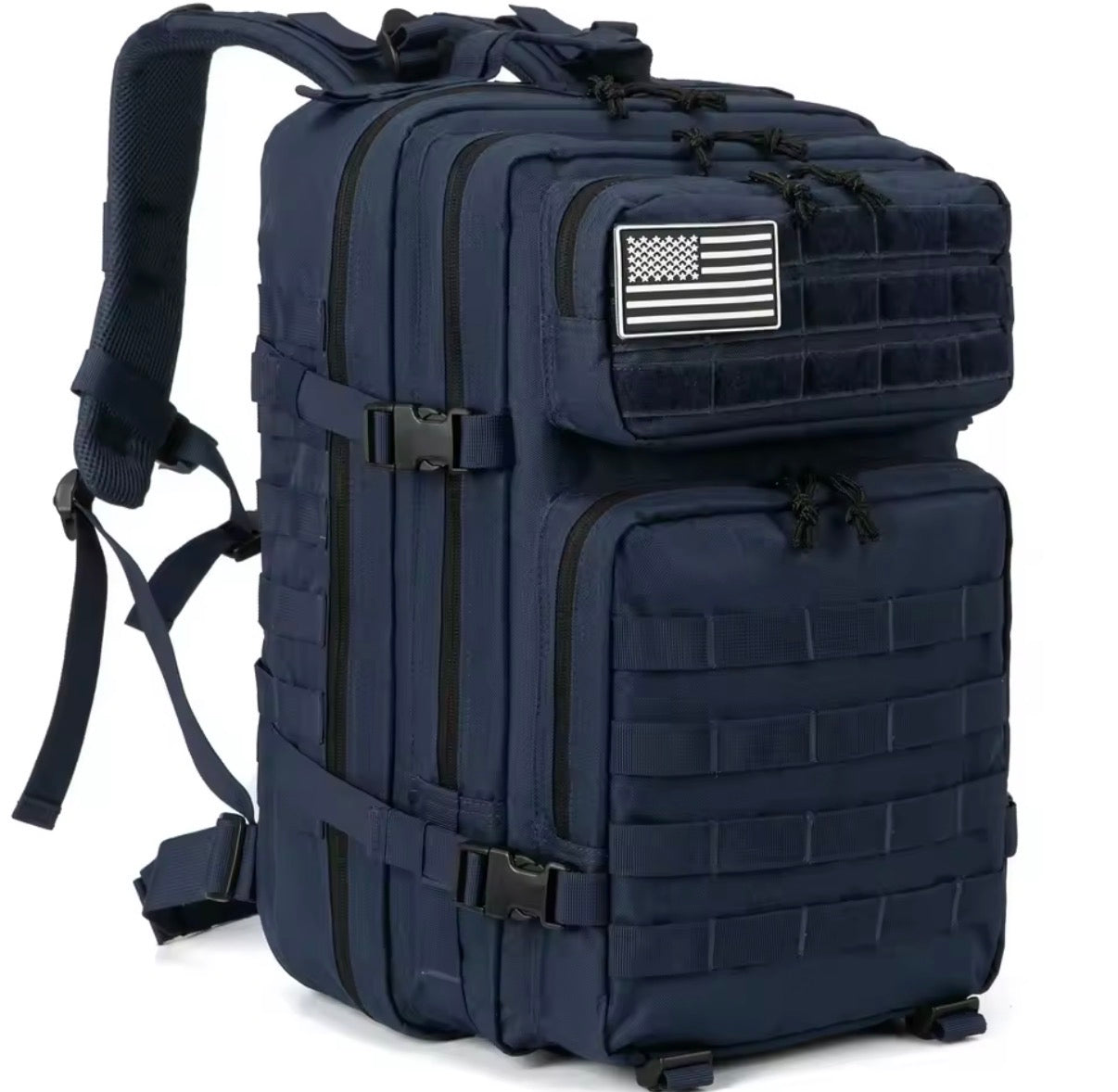 Mochila resistente para viajes de 3 días con diseño táctico y gran capacidad
