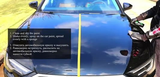 Revestimiento Cerámico Nano Coche – Spray Hidrofóbico 9H Brillo Espejo, Protección UV y Anti-Suciedad